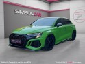 Audi rs3 sportback 2.5 tfsi 400 s tronic 7 quattro - toit ouvrant - sièges chauffants - bang  olufsen - garantie 12 mois...