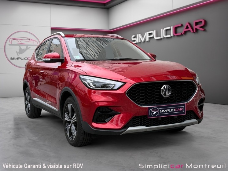 Mg zs zs 1.5l vti-tech comfort/garantie 5ans constructeur/carplay/led occasion montreuil (porte de vincennes)(75) simplicicar...