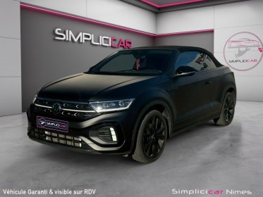Volkswagen t-roc cabriolet 1.5 tsi evo 150 dsg7 r-line edition black mat - garantie constructeur occasion simplicicar nimes -...