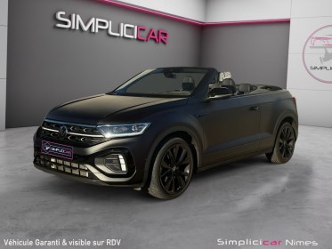 Volkswagen t-roc cabriolet 1.5 tsi evo 150 dsg7 r-line edition black mat - garantie constructeur occasion simplicicar nimes -...