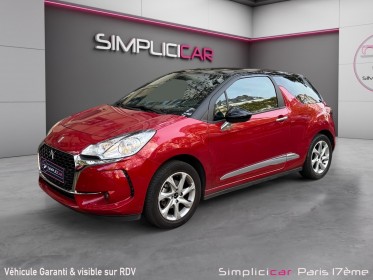 Ds ds 3 puretech 82 bvm so chic / radzr de recul / bluethooth occasion paris 17ème (75)(porte maillot) simplicicar...