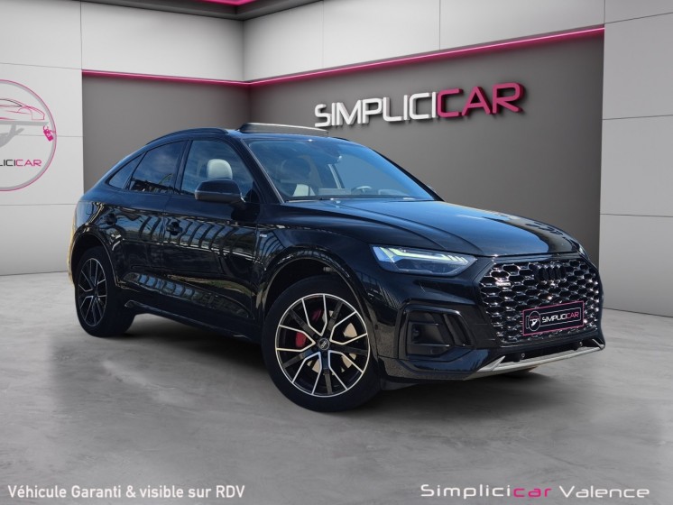 Audi q5 sportback 55 tfsie 367 s tronic 7 quattro s line toit ouvrant barres de toit attelage elec cam 360 garantie 12mois...