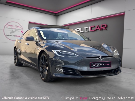 Tesla model s 75d awd 525 ch dual motor - toit ouvrant panoramique - conduite autonome - sièges  volant chauffants occasion...