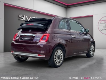 Fiat 500c my22 cabriolet hybride dolcevita - garantie 12 mois occasion simplicicar nimes - rb auto simplicicar simplicibike...