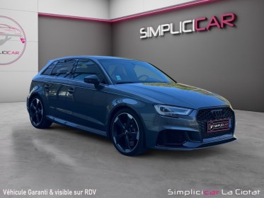 Audi rs3 sportback 2.5 tfsi 400 s tronic 7 quattro occasion simplicicar la ciotat simplicicar simplicibike france