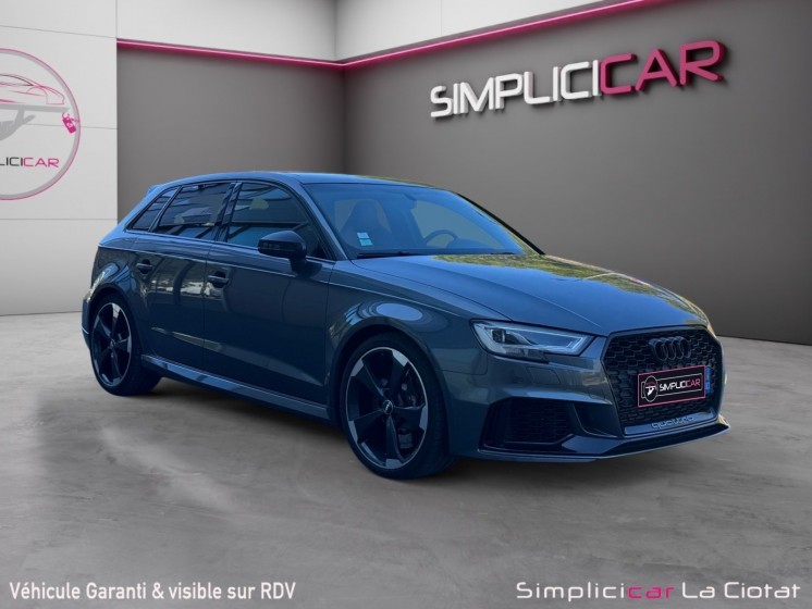 Audi rs3 sportback 2.5 tfsi 400 s tronic 7 quattro occasion simplicicar la ciotat simplicicar simplicibike france
