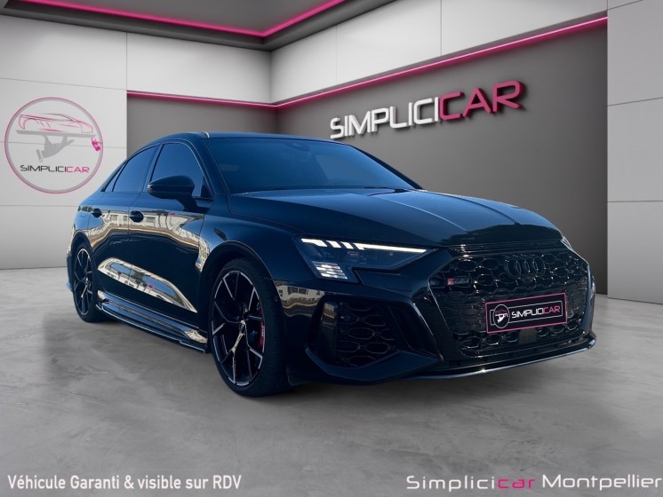 Audi rs3 berline 2.5 tfsi 400 s tronic 7 quattro traitement céramique toit ouvrant spoiler rs carbone garantie...