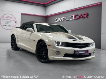 Chevrolet camaro cabriolet v8 6.2 405ch a occasion simplicicar lyon ouest simplicicar simplicibike france