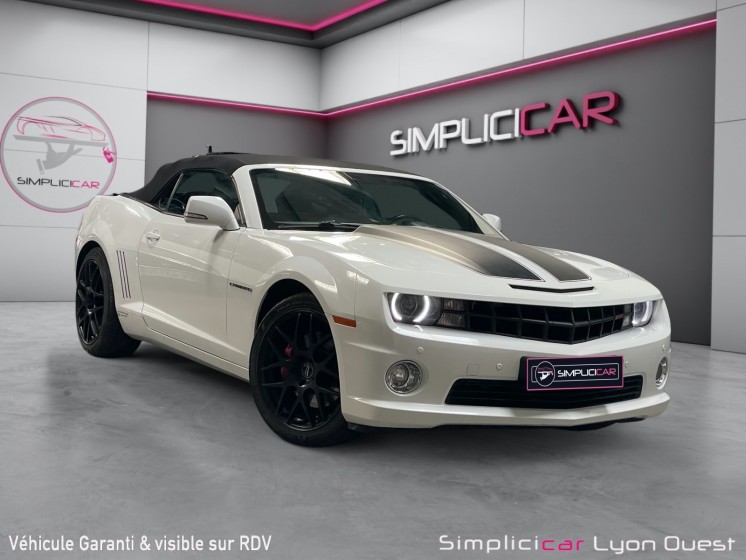 Chevrolet camaro cabriolet v8 6.2 405ch a occasion simplicicar lyon ouest simplicicar simplicibike france