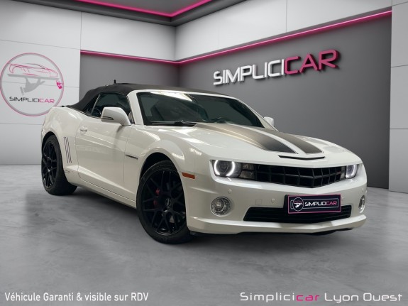 Chevrolet camaro cabriolet v8 6.2 405ch a occasion simplicicar lyon ouest simplicicar simplicibike france