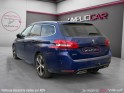 Peugeot 308 sw 2.0 bluehdi 180ch ss eat6 gt, toit panoramique, caméra de recul, palettes au volant, bluetooth, garantie...