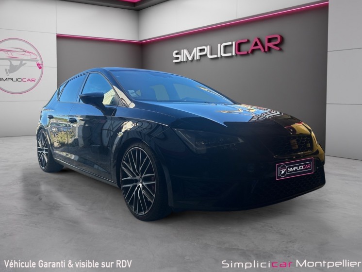 Seat leon 2.0 tsi 290 cupra sièges chauffants garantie 12 mois occasion montpellier (34) simplicicar simplicibike france