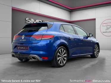 Renault megane iv berline blue dci 115 edc r.s. line entretien complet renault occasion parc voitures beauvais simplicicar...