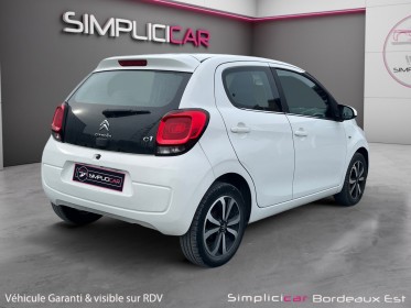 Citroen c1 c1 puretech 82 shine camera de recul regulateur clim garantie 12 mois occasion simplicicar bordeaux  simplicicar...
