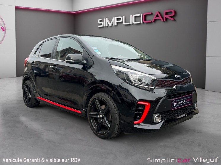 Kia picanto 1.2l 84 ch bvm5 gt line, apple carplay, caméra ar, garantie 12 mois. occasion simplicicar villejuif  simplicicar...