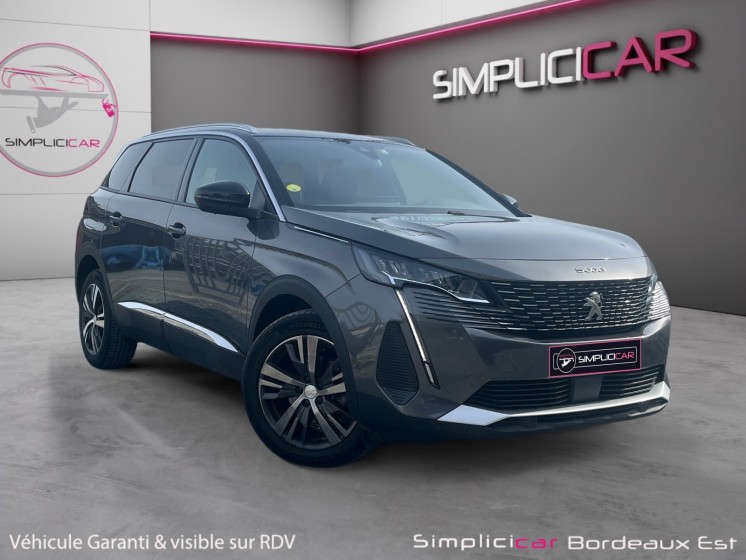 Peugeot 5008 bluehdi 130ch ss eat8 allure pack camera gps 7 places garantie 12 mois occasion simplicicar bordeaux ...