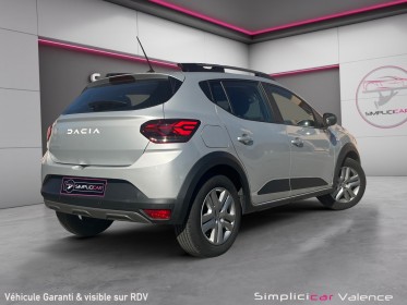 Dacia sandero tce 90 stepway expression carplay camera de recul radar av ar détecteur d'angle mort garantie 12 mois occasion...
