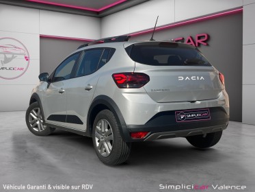 Dacia sandero tce 90 stepway expression carplay camera de recul radar av ar détecteur d'angle mort garantie 12 mois occasion...