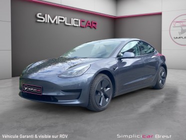 Tesla model 3 autonomie standard plus rwd 60kwh - garantie 12 mois occasion simplicicar brest simplicicar simplicibike france