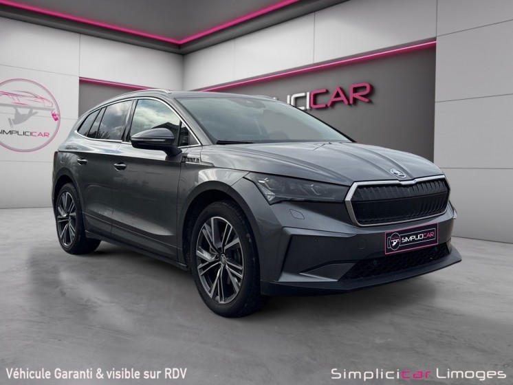 Skoda enyaq iv 80x sportline occasion simplicicar limoges  simplicicar simplicibike france