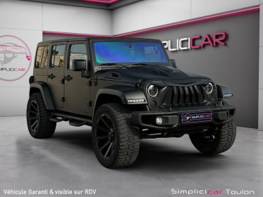 Jeep wrangler v6 3.6l pentastar 284 ch garantie 12 mois occasion simplicicar toulon est simplicicar simplicibike france