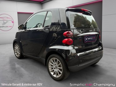 Smart fortwo coupe smart fortwo passion 71ch mhd -cuir complet-toit panoramique-climatisation occasion champigny-sur-marne...