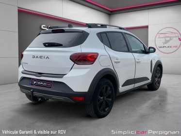 Dacia sandero tce 110 stepway extreme / toit ouvrant / attelage / caméra de recul / garantie 12 mois occasion simplicicar...