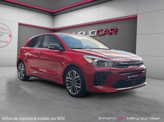 Kia rio 1.0l t-gdi 120 ch isg gt line carplay accès confort caméra de recul garantie 12 mois occasion simplicicar...
