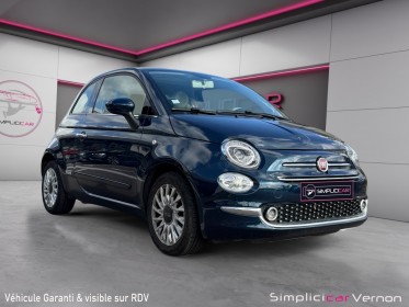 Fiat 500 my17 1.2 69 ch lounge  toit ouvrant  garantie 12 mois occasion simplicicar vernon simplicicar simplicibike france