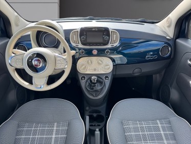 Fiat 500 my17 1.2 69 ch lounge  toit ouvrant  garantie 12 mois occasion simplicicar vernon simplicicar simplicibike france