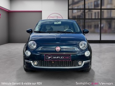 Fiat 500 my17 1.2 69 ch lounge  toit ouvrant  garantie 12 mois occasion simplicicar vernon simplicicar simplicibike france