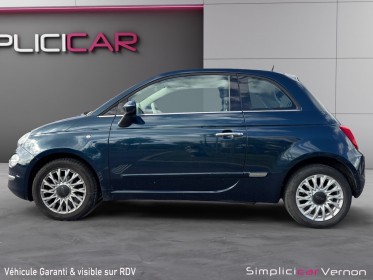 Fiat 500 my17 1.2 69 ch lounge  toit ouvrant  garantie 12 mois occasion simplicicar vernon simplicicar simplicibike france