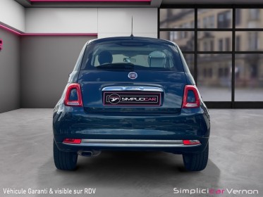 Fiat 500 my17 1.2 69 ch lounge  toit ouvrant  garantie 12 mois occasion simplicicar vernon simplicicar simplicibike france