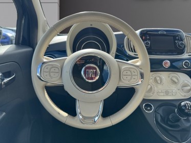 Fiat 500 my17 1.2 69 ch lounge  toit ouvrant  garantie 12 mois occasion simplicicar vernon simplicicar simplicibike france