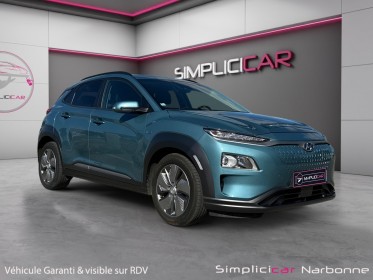 Hyundai kona electric que 64 kwh - 204 ch creative carplay siège chauffant garantie 12 mois occasion simplicicar narbonne...