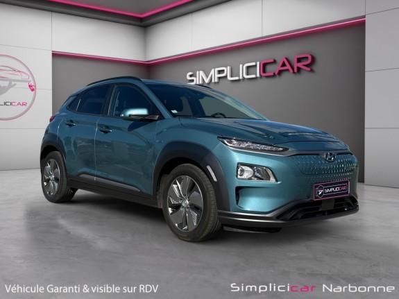 Hyundai kona electric que 64 kwh - 204 ch creative carplay siège chauffant garantie 12 mois occasion simplicicar narbonne...