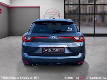 Renault megane iv estate tce 130 energy edc intens - garantie 12mois - suivie renault - camera de recul - clim auto - tete......