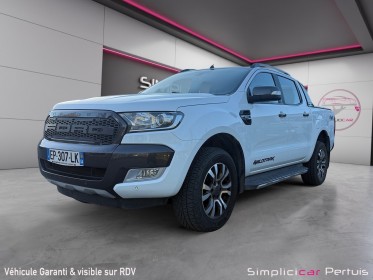 Ford ranger double cabine 3.2 tdci 200 4x4 bva6 wildtrak attelage sièges chauffants couvre benne garantie 12 mois occasion...