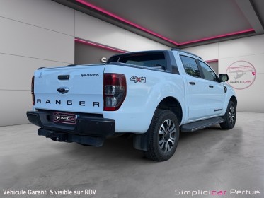 Ford ranger double cabine 3.2 tdci 200 4x4 bva6 wildtrak attelage sièges chauffants couvre benne garantie 12 mois occasion...