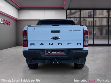 Ford ranger double cabine 3.2 tdci 200 4x4 bva6 wildtrak attelage sièges chauffants couvre benne garantie 12 mois occasion...