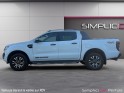 Ford ranger double cabine 3.2 tdci 200 4x4 bva6 wildtrak attelage sièges chauffants couvre benne garantie 12 mois occasion...