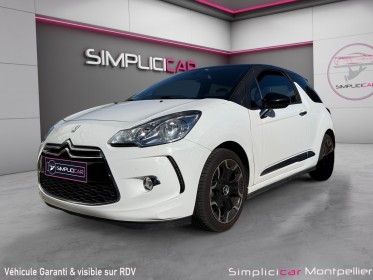 Citroen ds3 hdi 110ch sport chic garantie 12 mois distribution à jour occasion montpellier (34) simplicicar simplicibike...
