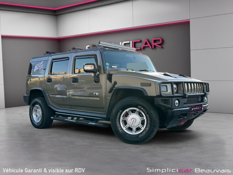 Hummer h2 suv 6.0 v8 luxury a occasion parc voitures beauvais simplicicar simplicibike france