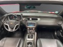 Chevrolet camaro cabriolet v8 6.2 432ch - garantie 12 mois- suivi complet- état proche neuf occasion simplicicar lyon ouest...