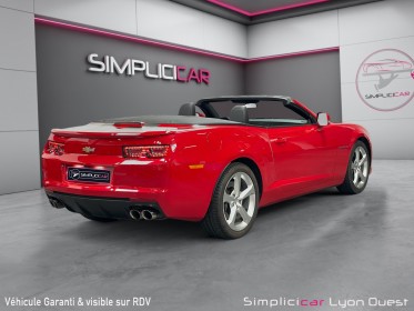 Chevrolet camaro cabriolet v8 6.2 432ch - garantie 12 mois- suivi complet- état proche neuf occasion simplicicar lyon ouest...