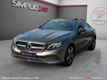 Mercedes classe e coupe 220 d 4matic executive - toit ouvrant - caméra - led d'ambiance - sièges chauffants - garantie...