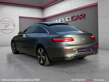Mercedes classe e coupe 220 d 4matic executive - toit ouvrant - caméra - led d'ambiance - sièges chauffants - garantie...