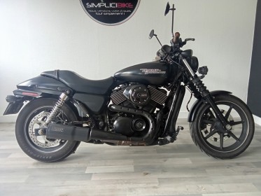 Harley davidson street 750 749 denim garantie 12 mois - bridé a2 occasion parc moto - simplicicar brest simplicicar...
