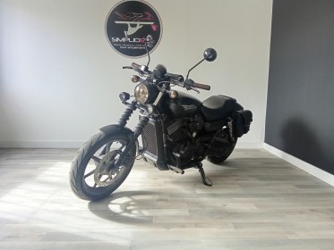 Harley davidson street 750 749 denim garantie 12 mois - bridé a2 occasion parc moto - simplicicar brest simplicicar...