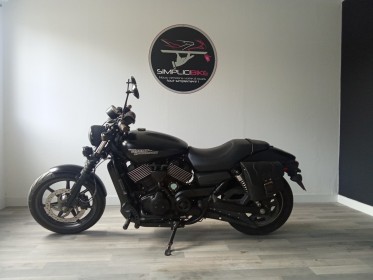 Harley davidson street 750 749 denim garantie 12 mois - bridé a2 occasion parc moto - simplicicar brest simplicicar...